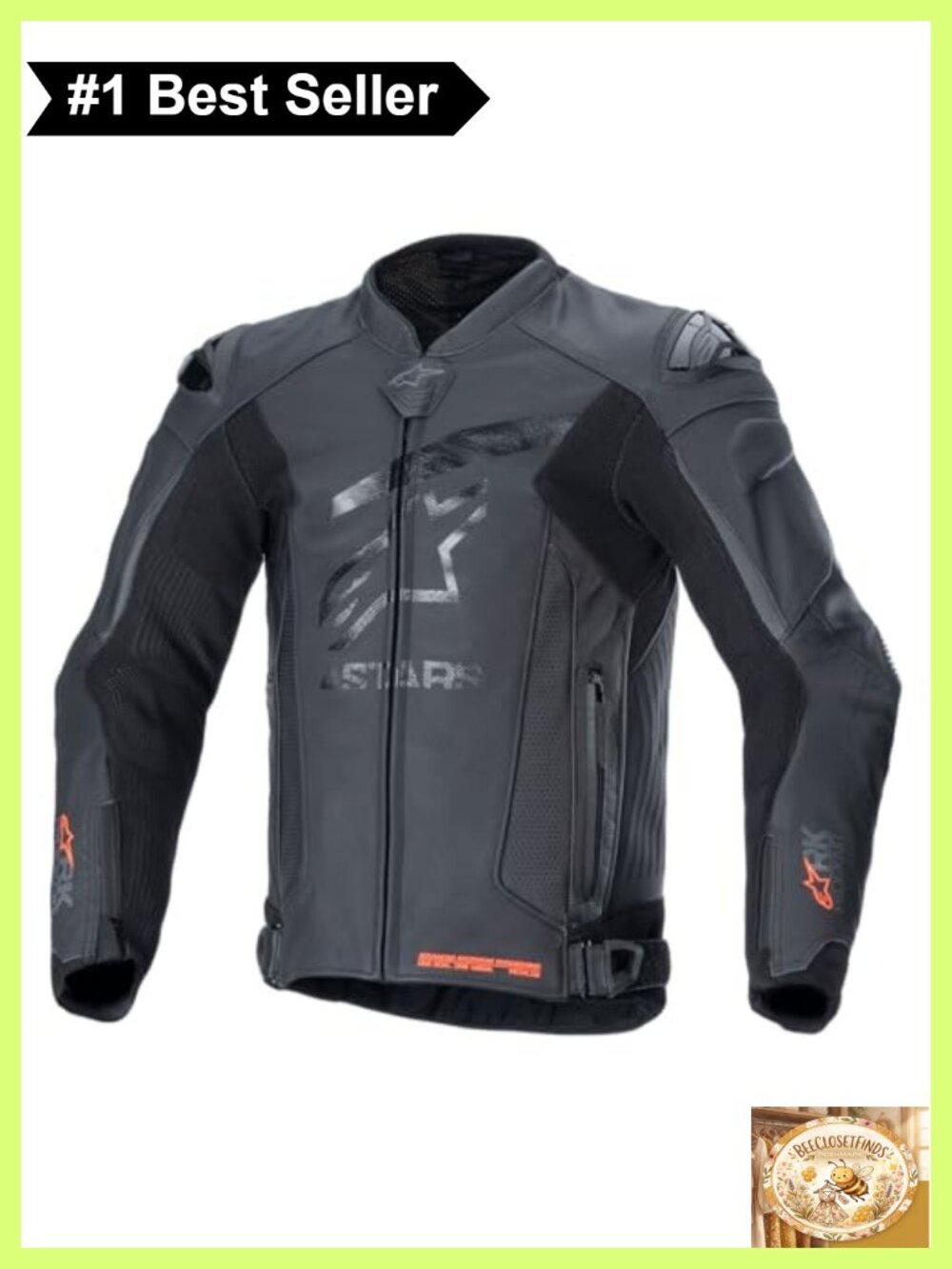 Rideknit Leather Motorcycle Jacket Protection Armor Perforated